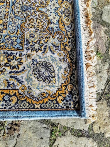 BLAUW TAPIJT